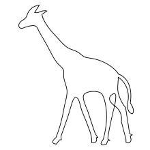 Easy One-Line Giraffe Drawing: Practice Long Shapes and Build Confidence