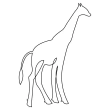 Giraffe One-Line Drawing for Kids and Beginners: Easy Animal Art Activity