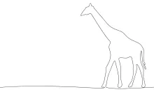 Giraffe in One Line: Draw Wildlife with Simple Shapes and Clear Steps