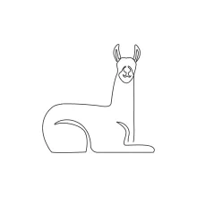 One Line Llama Drawing: Build Drawing Skills with a Gentle Animal Form