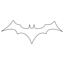 Draw a Flying Bat with One Line: Simple Wings for Easy Practice