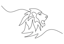 Learn to Draw a Lion with One Line: Easy Art for All Ages
