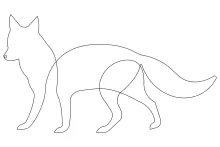 One Line Fox Drawing: Simple Forest Animal for Quick Art Sessions