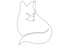 One Line Fox Drawing: Learn to Draw Forest Animals with Simple Art