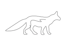 Simple Fox One Line Drawing: Draw a Forest Animal with Ease