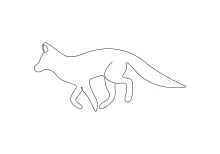 One Line Fox Drawing: Explore Animal Shapes in a Fun and Easy Way
