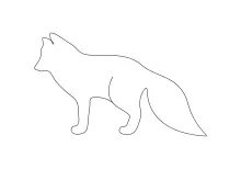 "One Line Fox Drawing: Capturing Intelligence and Elegance with Minimalist Art"