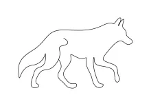 Easy One Line Wolf Drawing: Draw Nature's Hunter in Simple Form