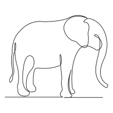 Draw a Wild Elephant in One Line: An Easy Step Toward Animal Art Mastery