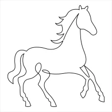 One Line Art of a Horse: Build Drawing Skills with a Simple Approach