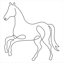 Learn to Draw a Horse in One Line: Easy Art for All Skill Levels