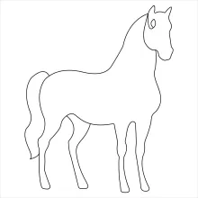 "One Line Horse Drawing: Expressing Strength and Elegance with Minimalist Art"