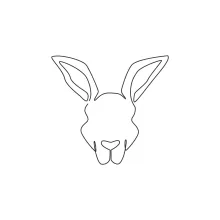 "One Line Kangaroo Drawing: A Simplified Approach to Wildlife Motion and Energy"