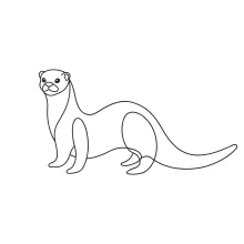 "One Line Otter Art: Capturing Playfulness and Elegance with Minimalist Style"