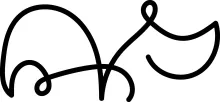 Rhino in One Line Drawing: Learn Bold Animal Shapes with Simple Art
