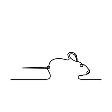 "Continuous Line Drawing: Depicting a Mouse’s Quick Movements with Simple Art"