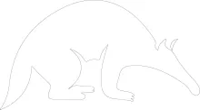 "One Line Aardvark Drawing: A Minimalist Approach to Iconic Wildlife Forms"