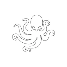 One-Line Scary Octopus: A Creative Drawing for Developing Tentacle Control