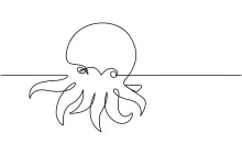 Simplified Octopus One-Line Drawing for Building Layout Skills