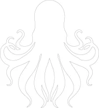 Octopus One-Line Drawing for Exploring Organic Shape Composition