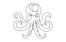 Draw an Octopus in One Line to Strengthen Coordination and Spatial Skills