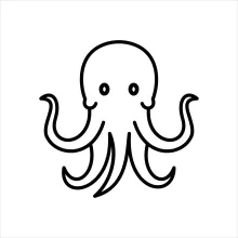 One-Line Octopus Drawing to Challenge Shape Memory and Layout Skills