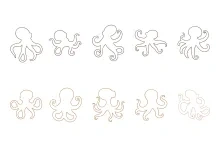 Fun One-Line Octopus Drawing to Strengthen Tentacle Layout