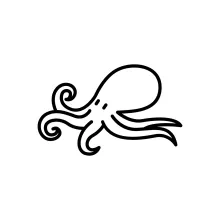 Fun Octopus One-Line Drawing to Explore Marine Life in Simple Shapes