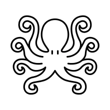 One-Line Octopus Drawing for Engaging Shape Arrangement Practice