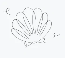 One-Line Seashell Drawing for Building Repetition and Steady Line Practice
