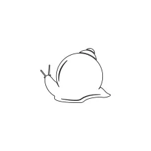 Learn to Draw a Snail in One Line for Calm, Focused Art Practice