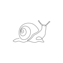 Learn to Draw a Spiral Snail in One Line: Great for Fine Motor Practice