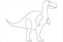 One-Line Velociraptor Drawing: Great Practice for Sketching Sharp Shapes