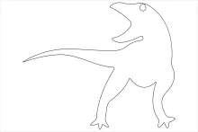 One-Line T. Rex Drawing: Simplify Massive Dinosaurs with Minimal Lines