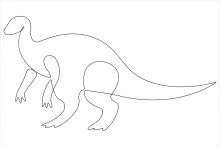One-Line Velociraptor Drawing: Quick and Simple Way to Draw Dinosaurs