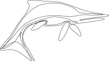 One Line Ichthyosaur Drawing: Easy Marine Dinosaur for Ocean Art Projects
