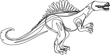 One Line Spinosaurus Drawing: Practice Big Dinosaur Shapes with Confidence