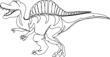 One Line Spinosaurus Drawing: Easy Guide to Sketch a Rare Dinosaur
