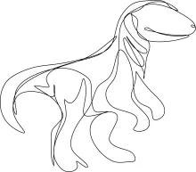 Draw a Velociraptor with One Line: Easy Dinosaur Art for Action Fans