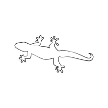 One Line Lizard Sketch: Learn Quick and Simple Reptile Shapes for All Ages