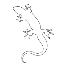 One Line Lizard Drawing: Practice Reptile Shapes with Easy Minimal Line Art