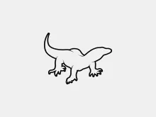 One Line Monitor Lizard Sketch: Develop Drawing Focus with Long Reptile Shapes