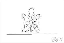 One Line Simple Turtle Drawing: Draw Familiar Reptile Forms with Confidence