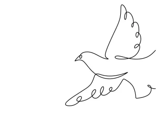 "Minimalist One-Line Pigeon Drawing: Capturing an Urban Wildlife Icon"