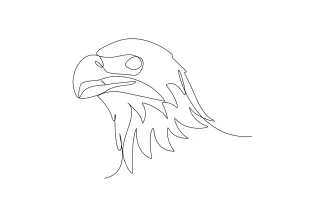 Easy One Line Eagle Drawing: Build Focus and Shape Skills with This Powerful Bird