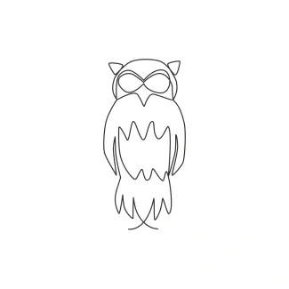 Beginner’s One-Line Owl Sketch: A Simple Way to Explore Bird Features