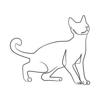 One Line Cat Drawing – Fun and Easy Way to Sketch a Household Pet