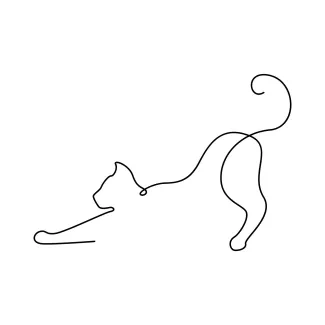  Line Cat Drawing for Kids and Adults – Build Skills with Simple Shapes