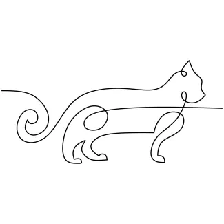  Line Cat Drawing for Beginners – Explore Minimalism and Artistic Confidence