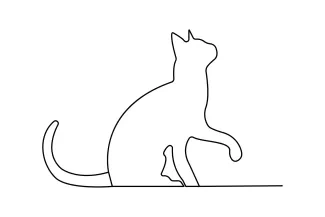 Beginner Cat Drawing with One Line – Learn Line Control with a Friendly Animal